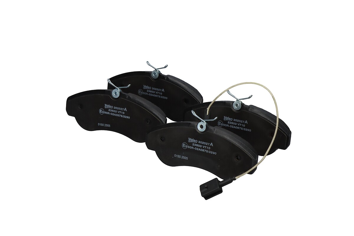 Jeu de 4 plaquettes de frein VALEO ref. 302027A